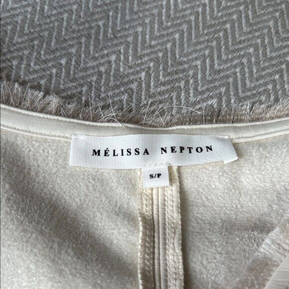 Melissa Nepton Ciska Top In Pearl Size Small - Picture 4 of 4